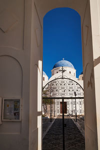 Low angle view of historic building