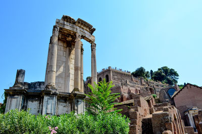 Low angle view of historical building against sky