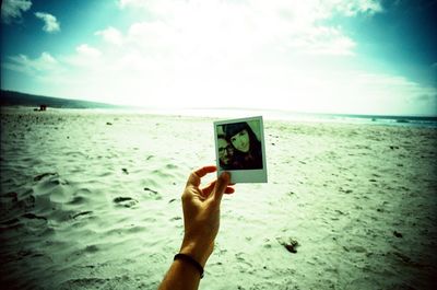 Tourists on beach