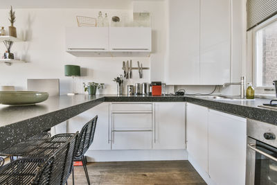 Interior of kitchen