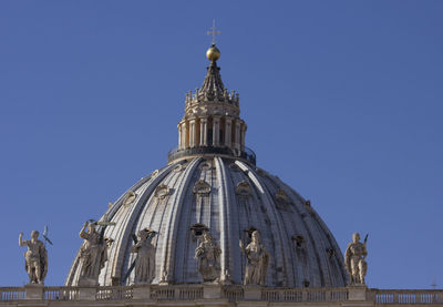 Saint peter basilica close up, rome