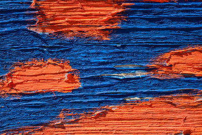 Full frame shot of multi colored brick wall