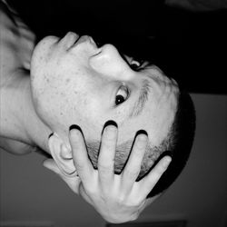 Close-up portrait of woman