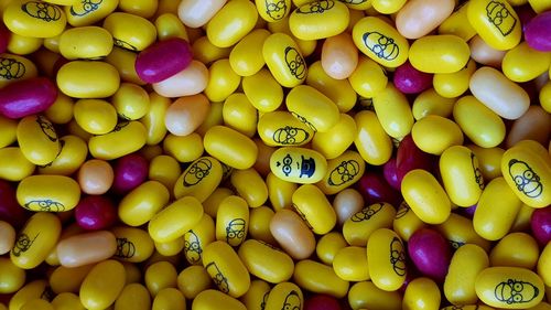 Full frame shot of multi colored candies