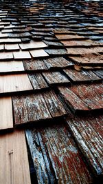 Full frame shot of roof tiles