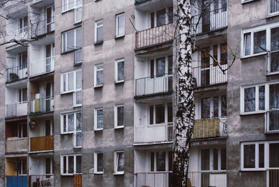 Low angle view of building in city