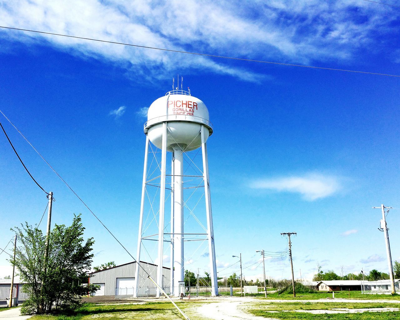 LOW ANGLE VIEW TOWER AGAINST SKY