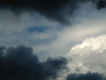 Low angle view of clouds in sky