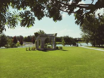 View of golf structure in park