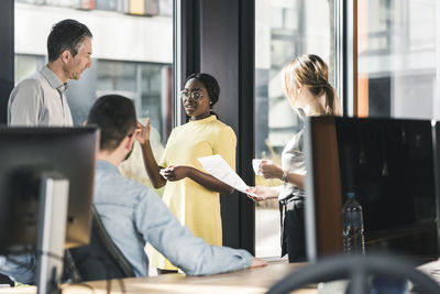 Business people having a meeting in office