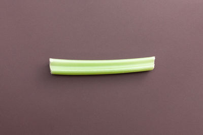 Directly above shot of red box on blue background