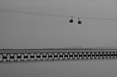 Cable car at expo areal in lisbon