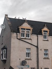 Low angle view of building against sky