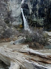 View of waterfall