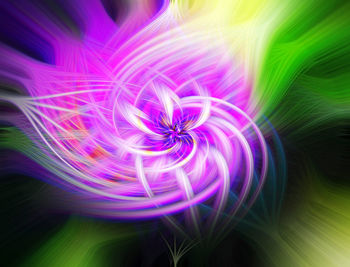 Full frame shot of multi colored light painting