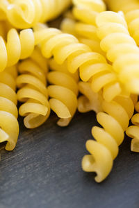 Close-up of yellow pills