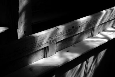 Close-up view of blinds