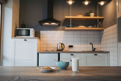 Table and chairs at home