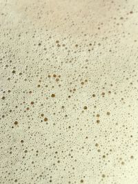 High angle view of coffee on sand