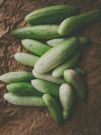 High angle view of vegetables