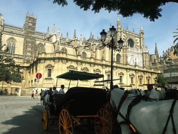 View of old building