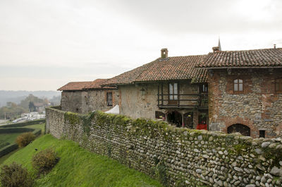 View of old building against sky