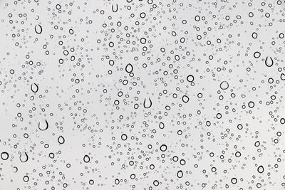 Water drops on glass
