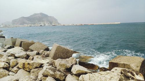 Scenic view of beach