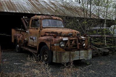 Abandoned car