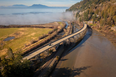 Chuckanut drive, blanchard bridge, bow, washington. 