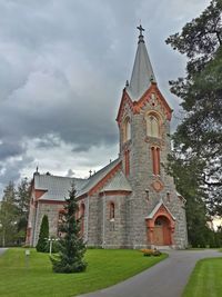 View of church against cloudy sky