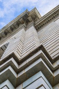 Low angle view of building against sky