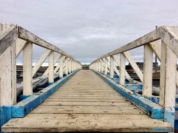 Surface level of boardwalk