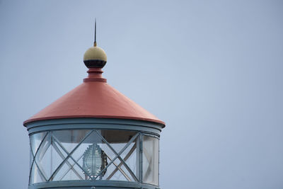 Low angle view of tower against sky