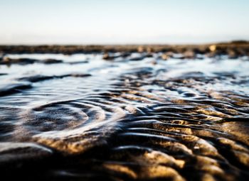 Close-up of shallow water