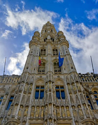 Low angle view of building against sky