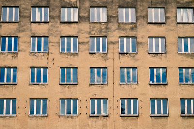 Full frame shot of old building