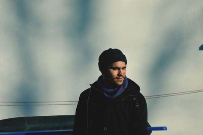 Portrait of young woman