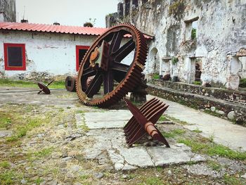 View of an abandoned building