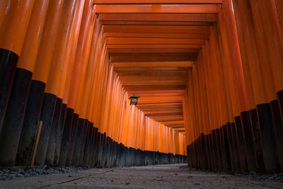 View of bridge at sunset