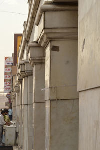 Low angle view of building against sky