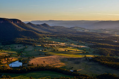 Scenic view of mountains