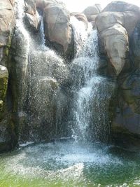 View of waterfall