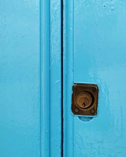 Close-up of closed door