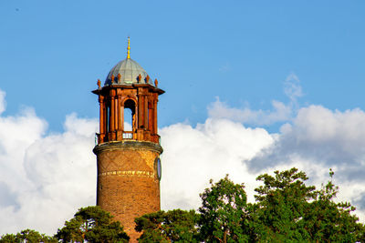 Low angle view of building against sky