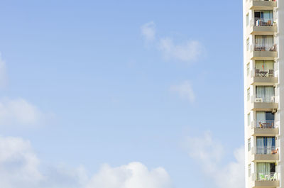 Block of flats and blue sky