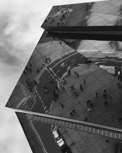 Low angle view of built structure against sky