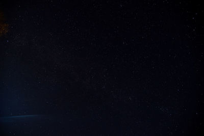 Low angle view of stars against sky at night