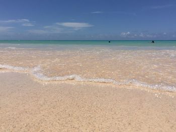 Scenic view of calm sea against sky