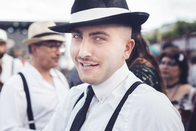 Portrait of a smiling young man